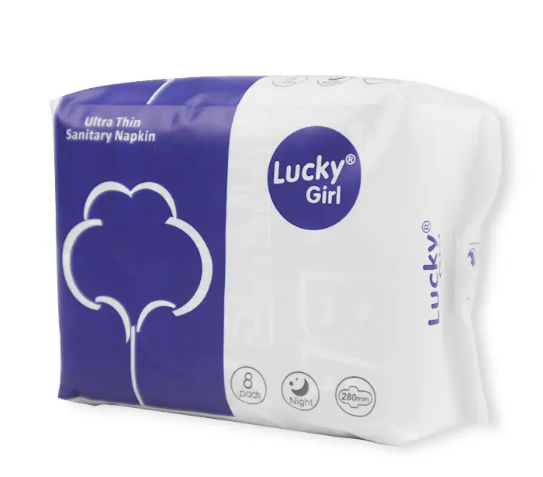 Serviette hygi&eacute;nique absorbante prolong&eacute;e pour la nuit