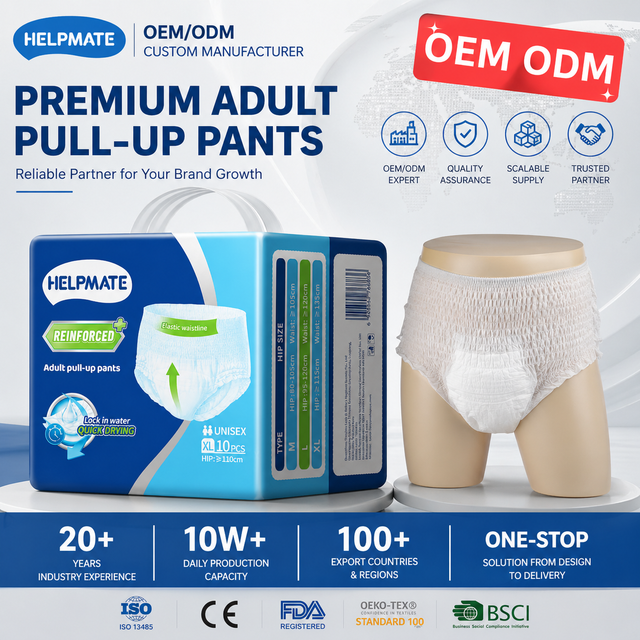 Pantalon de couches gériatriques adultes de qualité impressionnante 